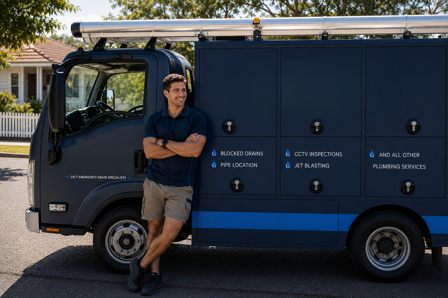 Plumber with Quakers Hill Blocked Drains van
