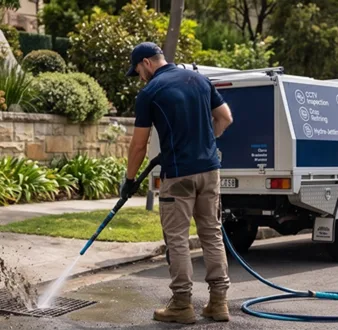 Treating a smelly drain at a Quakers Hill home